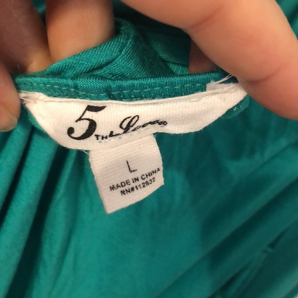 🇺🇸NWOT 🎉 HP 🎉 Aquamarine maxi dress, size L - Picture 4 of 5